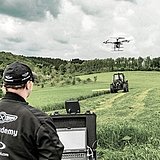 Precision farming perfomed with a mdMapper integrated sytem from Microdrones
