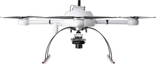 Microdrones mdMapper1000DG Integrated System low front view