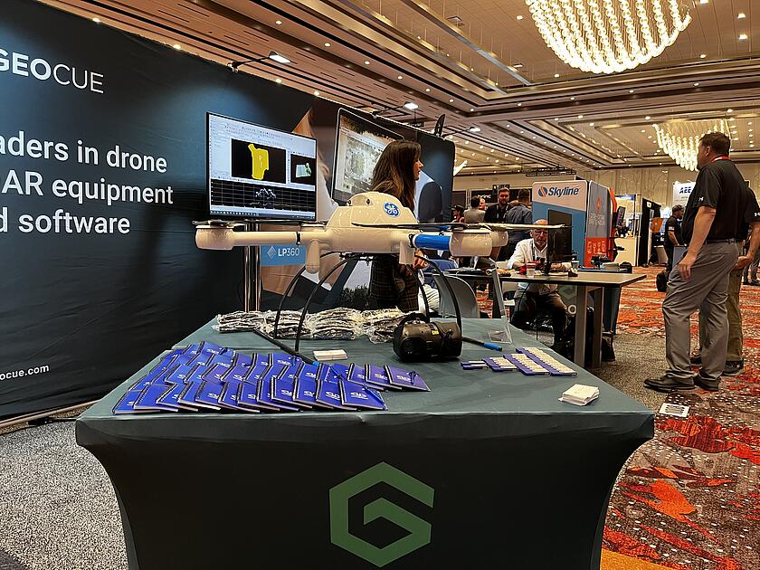 Microdrones and GeoCue showcased new LiDAR Sensors at the Commercial