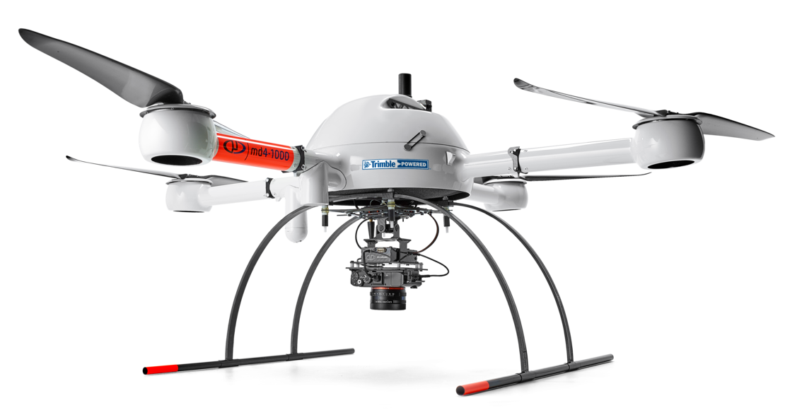 mdMapper1000DG integrated system with a Microdrones md4-1000 UAV