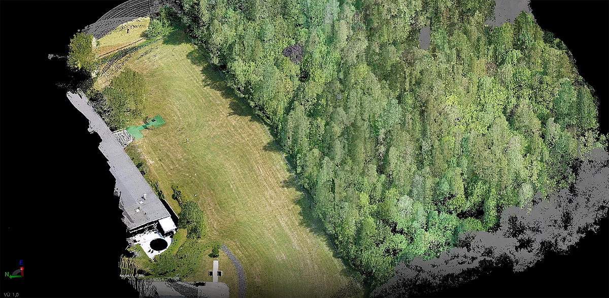 Data Processing In Lidar Drone Surveying Presented In German