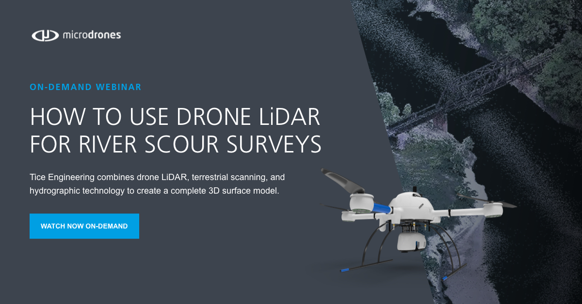 microdrones.com - How to use Drone LiDAR for River Scour Surveys